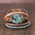 Natural Marine Stone Bracelet Beads